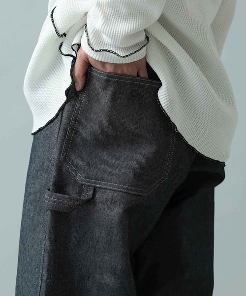 BOBSON(ボブソン)の「BOBSON × IG / ワイド ペインターパンツ(その他パンツ・メンズ・インディゴブルー/オフホワイト・30inch/31inch)」の20枚目の写真
