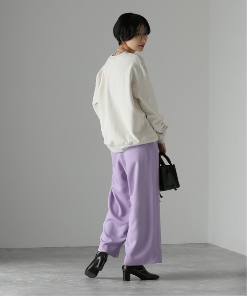 JOURNAL STANDARD(ジャーナルスタンダード)の「TWINSクロップドワイドパンツ(その他パンツ・レディース・ブラウン/ラベンダー/ブラック/イエロー・40/36/34/38)」の9枚目の写真