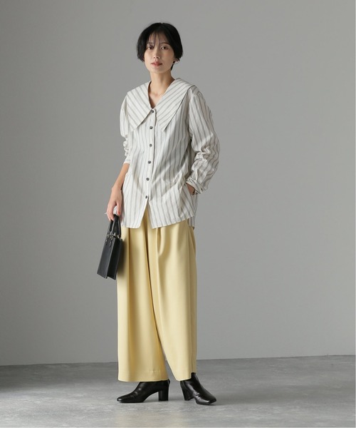 JOURNAL STANDARD(ジャーナルスタンダード)の「TWINSクロップドワイドパンツ(その他パンツ・レディース・ブラウン/ラベンダー/ブラック/イエロー・40/36/34/38)」の19枚目の写真