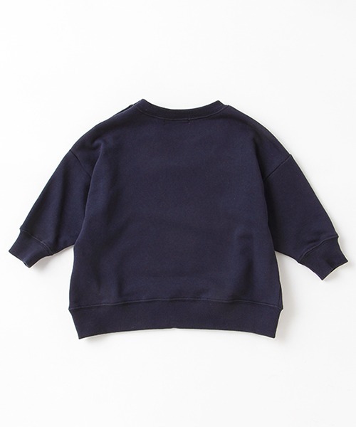 X-girl Stages（エックスガールステージス）の「カレッジロゴトレーナー（スウェット・キッズ・ネイビー/アイボリー/トップグレー・110cm/100cm/120cm/80ｃｍ/90cm/130cm/140cm）」の13枚目の写真