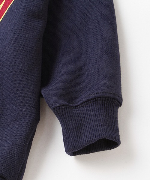 X-girl Stages（エックスガールステージス）の「カレッジロゴトレーナー（スウェット・キッズ・ネイビー/アイボリー/トップグレー・110cm/100cm/120cm/80ｃｍ/90cm/130cm/140cm）」の11枚目の写真