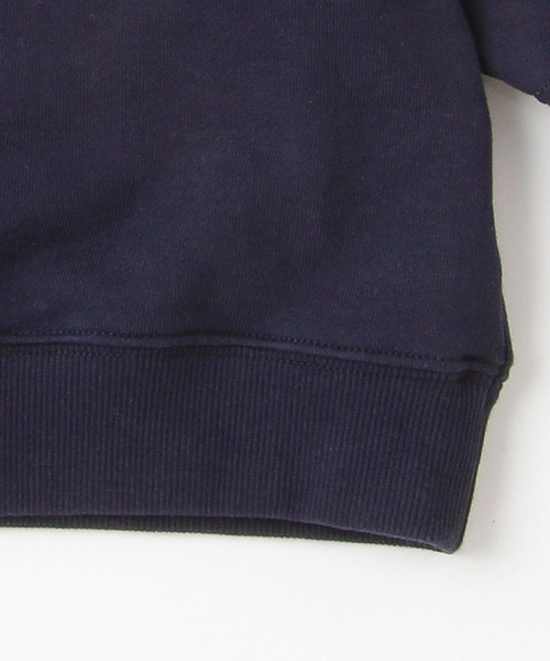 X-girl Stages（エックスガールステージス）の「カレッジロゴトレーナー（スウェット・キッズ・ネイビー/アイボリー/トップグレー・110cm/100cm/120cm/80ｃｍ/90cm/130cm/140cm）」の10枚目の写真