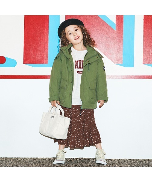 X-girl Stages（エックスガールステージス）の「カレッジロゴトレーナー（スウェット・キッズ・ネイビー/アイボリー/トップグレー・110cm/100cm/120cm/80ｃｍ/90cm/130cm/140cm）」の19枚目の写真