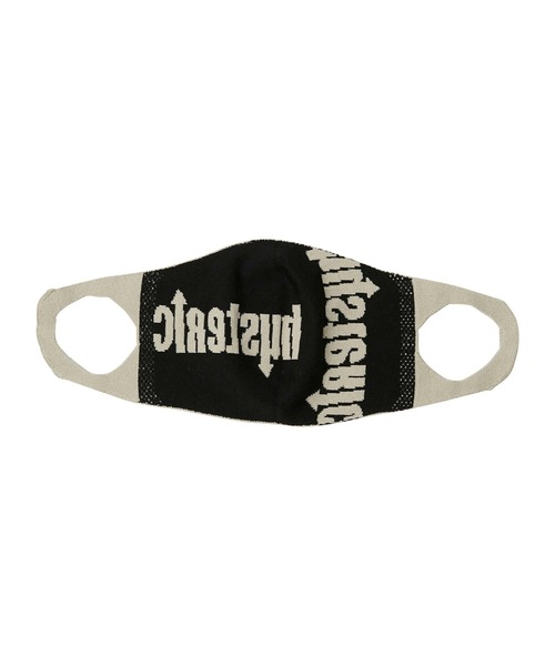 HYSTERIC GLAMOUR（ヒステリックグラマー）の「HYSTERIC ロゴマスク（マスク・レディース・ベージュ/ブラック/グリーン/グレー・SMALL/MEDIUM）」の10枚目の写真