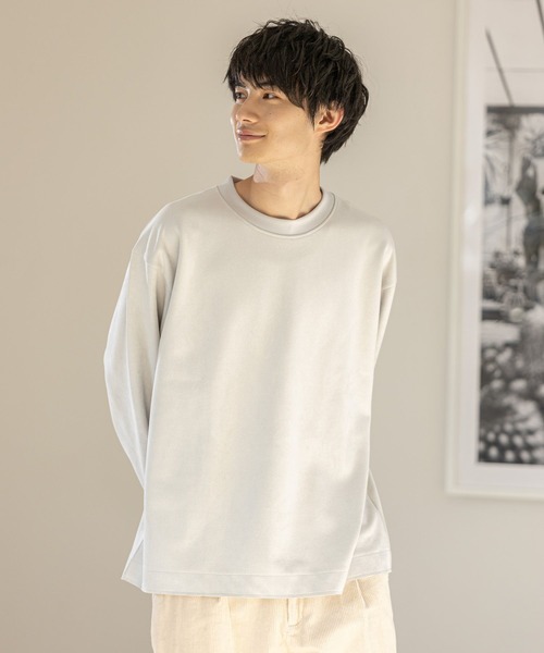 GLOBAL WORK（グローバルワーク）の「スウェードライククルー