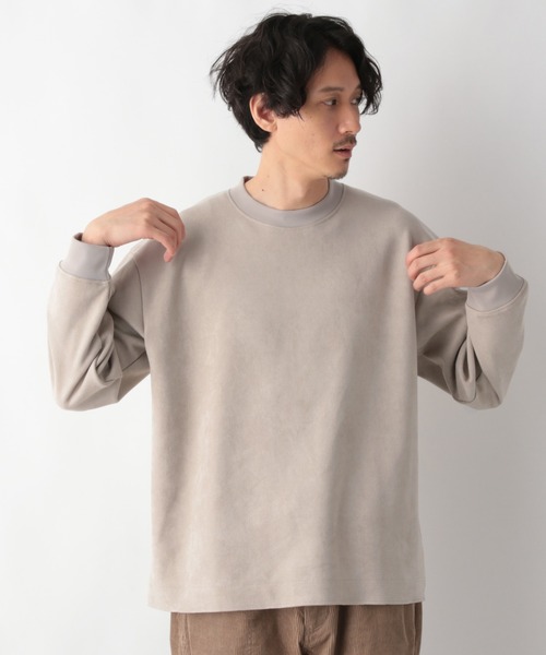 GLOBAL WORK（グローバルワーク）の「スウェードライククルー