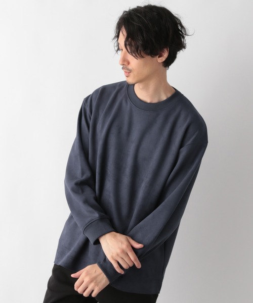 GLOBAL WORK（グローバルワーク）の「スウェードライククルー