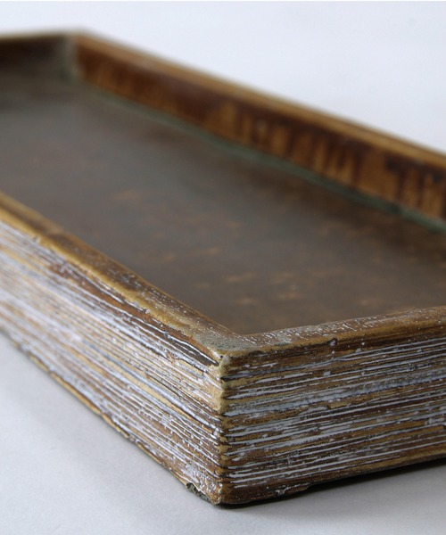 SPICE OF LIFE（スパイス オブ ライフ）の「FEEL THE GARDEN セメントプランター レクト ロング 33cm（フラワーベース・レディース・グレー・ONE SIZE）」の13枚目の写真