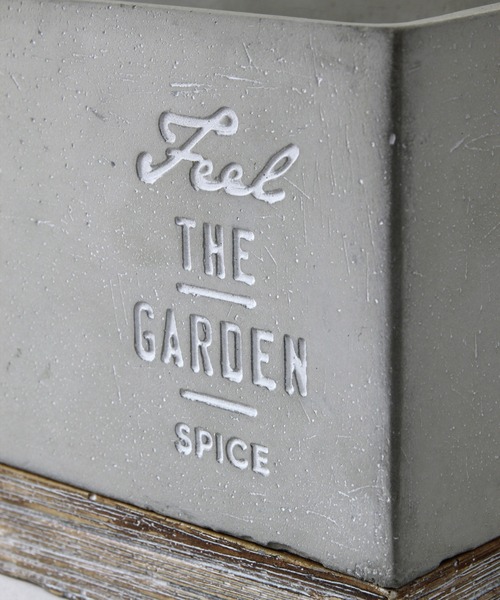 SPICE OF LIFE（スパイス オブ ライフ）の「FEEL THE GARDEN セメントプランター レクト ロング 33cm（フラワーベース・レディース・グレー・ONE SIZE）」の12枚目の写真