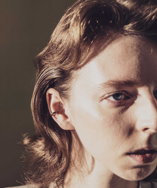 and cloud（アンドクラウド）の「Hoop Earring 3S / Single（イヤリング・レディース・ブラック/シルバー/イエローゴールド・FREE）」の10枚目の写真