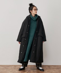 Libra Cue | 【軽量】中綿ボリュームタッチパフコート(ステンカラーコート)
