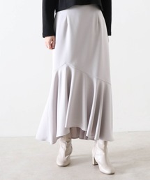 【日本製】アシメヘムマーメイドスカート