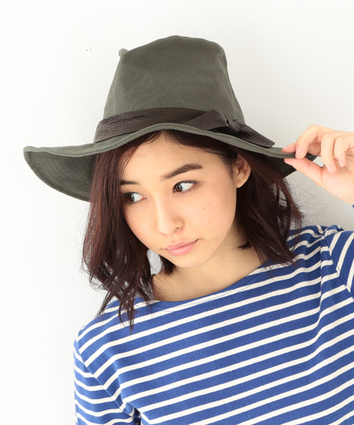 BEAMS BOY(ビームスボーイ)の「●NEEDLES / Outback HAT(ハット・レディース・ライトブラウン/オリーブ・ONE SIZE)」の14枚目の写真