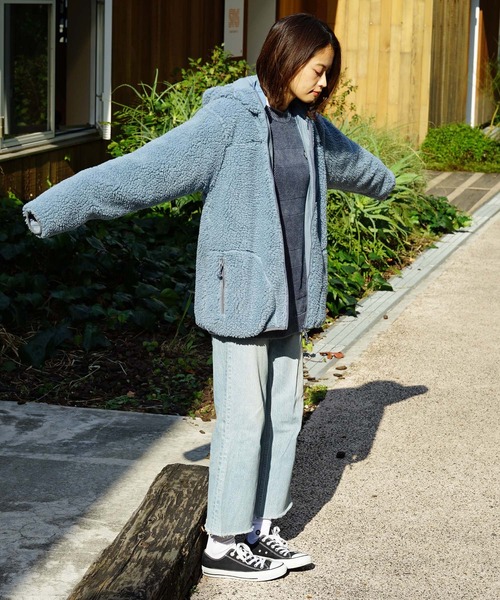 BILLABONG（ビラボン）の「BILLABONG メンズ 【A/Div.】 BOA FLEECE JACKET ジャケット  【2021年秋冬モデル】/ビラボンモコモコボアアウター（ブルゾン・メンズ・ベージュ/オリーブ/ブルー・MEDIUM/LARGE/X-LARGE）」の11枚目の写真