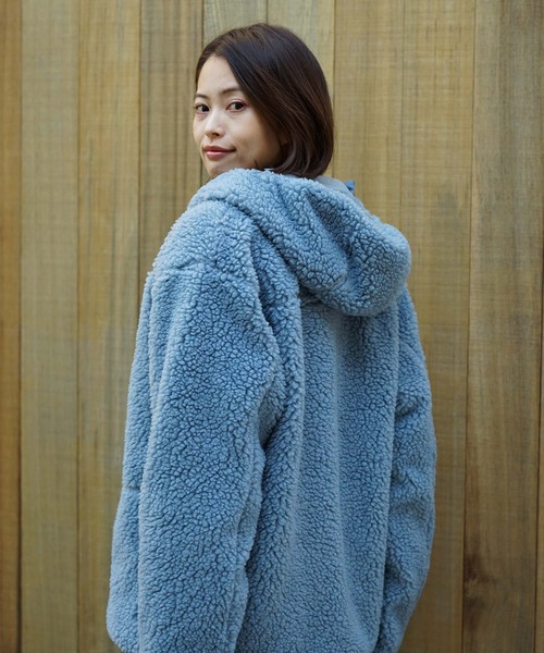 BILLABONG（ビラボン）の「BILLABONG メンズ 【A/Div.】 BOA FLEECE JACKET ジャケット  【2021年秋冬モデル】/ビラボンモコモコボアアウター（ブルゾン・メンズ・ベージュ/オリーブ/ブルー・MEDIUM/LARGE/X-LARGE）」の12枚目の写真