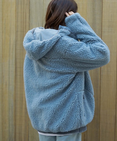 BILLABONG（ビラボン）の「BILLABONG メンズ 【A/Div.】 BOA FLEECE JACKET ジャケット  【2021年秋冬モデル】/ビラボンモコモコボアアウター（ブルゾン・メンズ・ベージュ/オリーブ/ブルー・MEDIUM/LARGE/X-LARGE）」の13枚目の写真