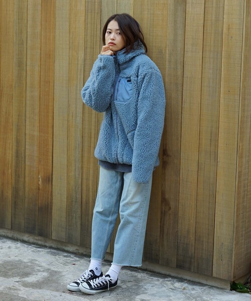 BILLABONG（ビラボン）の「BILLABONG メンズ 【A/Div.】 BOA FLEECE JACKET ジャケット  【2021年秋冬モデル】/ビラボンモコモコボアアウター（ブルゾン・メンズ・ベージュ/オリーブ/ブルー・MEDIUM/LARGE/X-LARGE）」の16枚目の写真