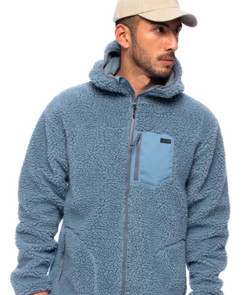 BILLABONG（ビラボン）の「BILLABONG メンズ 【A/Div.】 BOA FLEECE JACKET ジャケット  【2021年秋冬モデル】/ビラボンモコモコボアアウター（ブルゾン・メンズ・ベージュ/オリーブ/ブルー・MEDIUM/LARGE/X-LARGE）」の19枚目の写真