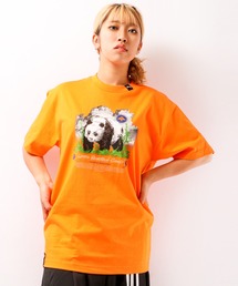 LRG ブランドロゴ＆アニマルプリント 半袖Tシャツ
