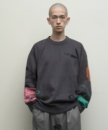【2022春夏】JACQUARD COTTON CREWNECK SWEATER