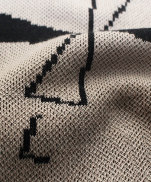bal(バル)の「【2022春夏】JACQUARD COTTON CREWNECK SWEATER(ニット/セーター・レディース・シルバーグレー/ベージュ系・MEDIUM/LARGE/X-LARGE)」の6枚目の写真