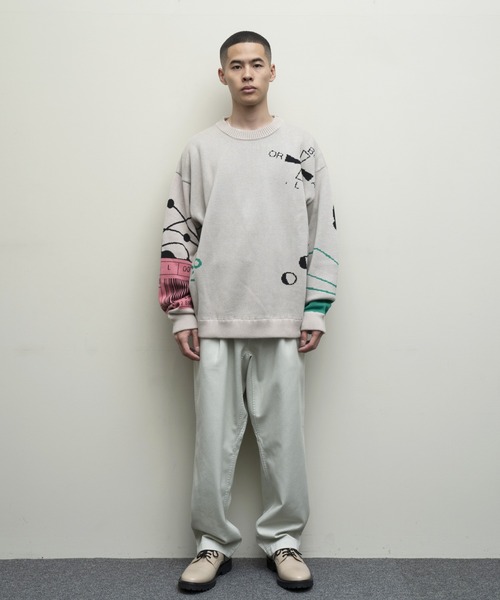 bal(バル)の「【2022春夏】JACQUARD COTTON CREWNECK SWEATER(ニット/セーター・レディース・シルバーグレー/ベージュ系・MEDIUM/LARGE/X-LARGE)」の16枚目の写真
