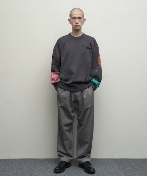 bal(バル)の「【2022春夏】JACQUARD COTTON CREWNECK SWEATER(ニット/セーター・レディース・シルバーグレー/ベージュ系・MEDIUM/LARGE/X-LARGE)」の19枚目の写真