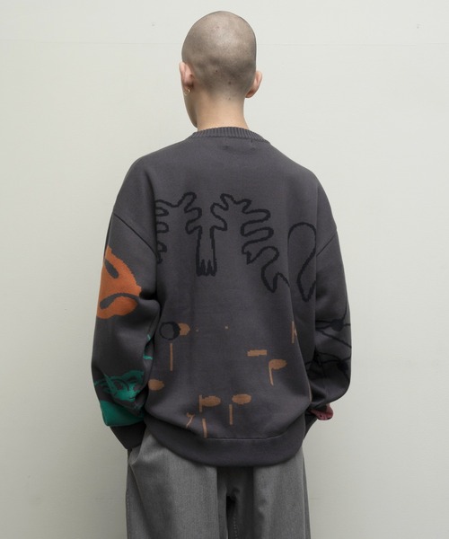 bal(バル)の「【2022春夏】JACQUARD COTTON CREWNECK SWEATER(ニット/セーター・レディース・シルバーグレー/ベージュ系・MEDIUM/LARGE/X-LARGE)」の14枚目の写真