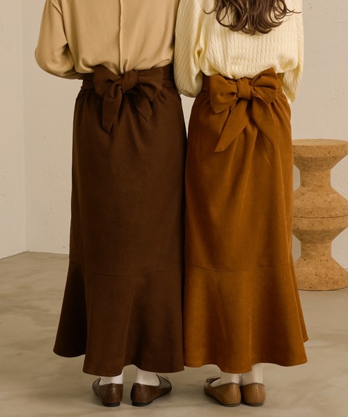 Ambre Neige（アンブルネージュ）の「マルチウェイマーメイドスカート／【WEB/EC限定商品】（サロペット/オーバーオール・レディース・ダークブラウン/ライトブラウン・FREE）」の10枚目の写真