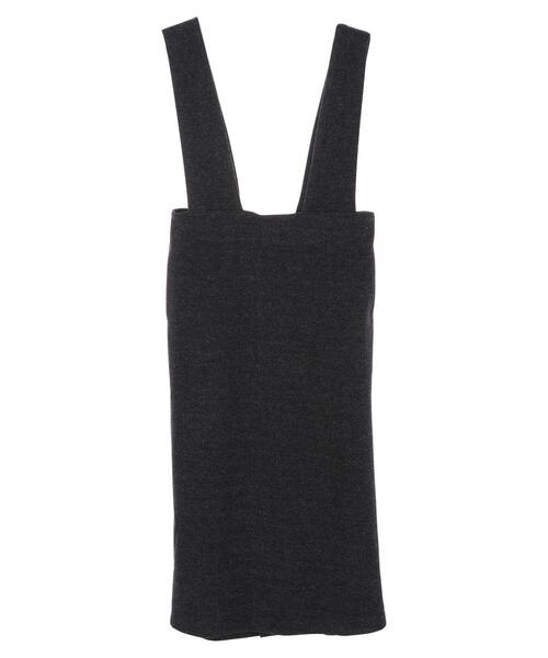 Green　Parks（グリーンパークス）の「圧縮風Iラインワンピース＊（ワンピース・レディース・チャコールグレー/ホワイト系その他・FREE）」の17枚目の写真