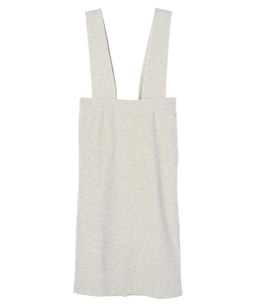 Green　Parks（グリーンパークス）の「圧縮風Iラインワンピース＊（ワンピース・レディース・チャコールグレー/ホワイト系その他・FREE）」の16枚目の写真