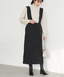 圧縮風Iラインワンピース*