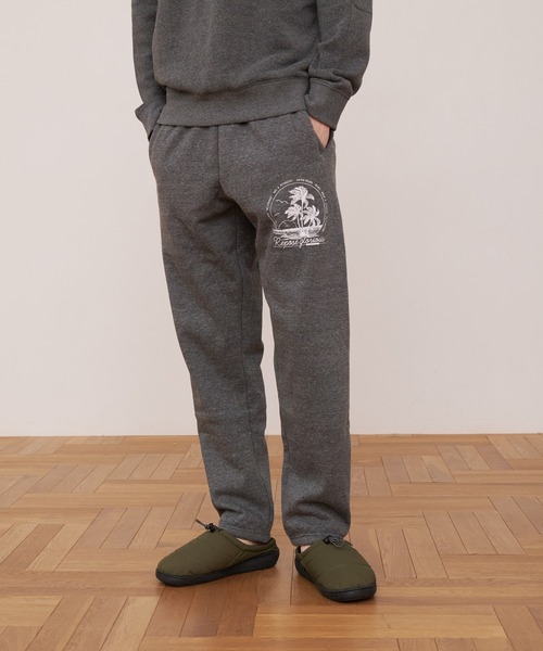 Blue Standard (ブルースタンダード)の「【BLUE STANDARD/ブルースタンダード】あったか裏ボア素材スウェットパンツ セットアップ可能商品(スウェットパンツ・メンズ・アイボリー/ブラック/ネイビー/杢グレー/チャコールグレー・X-LARGE/LARGE/MEDIUM)」の3枚目の写真