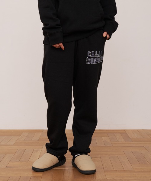 Blue Standard (ブルースタンダード)の「【BLUE STANDARD/ブルースタンダード】あったか裏ボア素材スウェットパンツ セットアップ可能商品(スウェットパンツ・メンズ・アイボリー/ブラック/ネイビー/杢グレー/チャコールグレー・X-LARGE/LARGE/MEDIUM)」の2枚目の写真