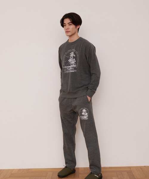 Blue Standard (ブルースタンダード)の「【BLUE STANDARD/ブルースタンダード】あったか裏ボア素材スウェットパンツ セットアップ可能商品(スウェットパンツ・メンズ・アイボリー/ブラック/ネイビー/杢グレー/チャコールグレー・X-LARGE/LARGE/MEDIUM)」の13枚目の写真