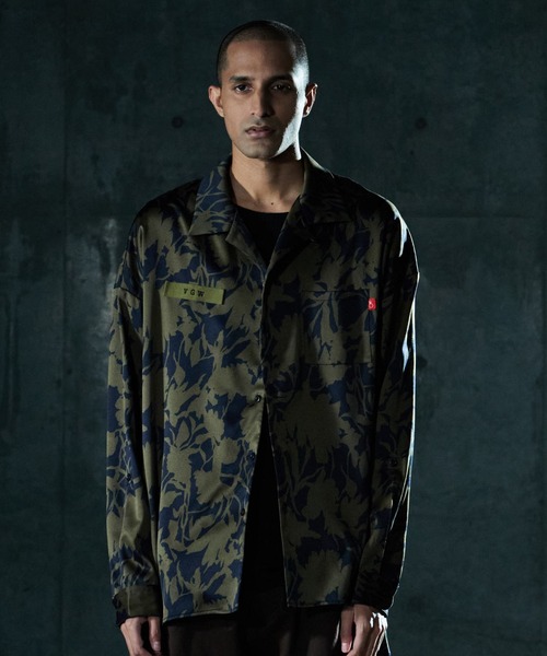 VIRGOwearworks(ヴァルゴウェアワークス)の「VIVID PLANTS SHIRTS(シャツ/ブラウス・メンズ・チャコールグレー/カーキ/グリーン・4/2/3)」の12枚目の写真