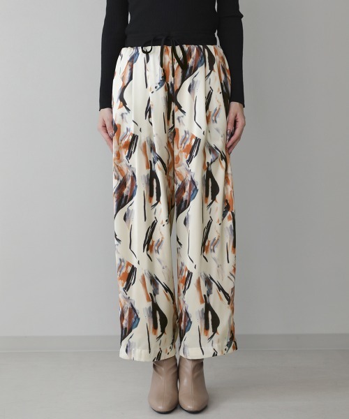 Bou Jeloud(ブージュルード)の「ペイント柄パンツ(その他パンツ・レディース・オフホワイト/ブルー・38)」の20枚目の写真