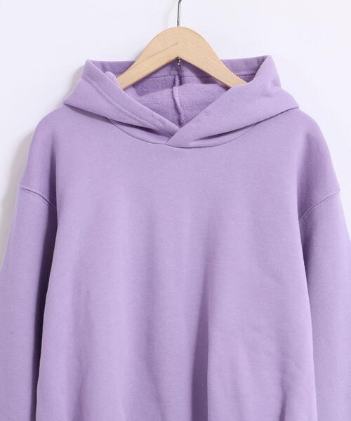 coen(コーエン)の「【coen キッズ】裏起毛チュニックパーカー(パーカー・キッズ・ベージュ/パープル・100/110/120/130)」の6枚目の写真