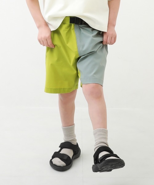 devirock(デビロック)の「速乾ナイロンハーフパンツ(その他パンツ・キッズ・テラコッタ/グリーン系その他/ブラック/パープル系その他/ブルー系その他/パープル系その他2/グリーン系その他2・110cm/100cm/160cm/130cm/140cm/150cm/120cm)」の4枚目の写真