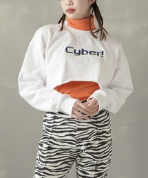 SPINNS | CYBERロゴ ショート丈 裏毛スウェット(スウェット)