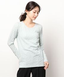 Samansa Mos2（サマンサ モスモス）の「ベア天竺雪柄クルーネックカットソー（Tシャツ/カットソー）」
