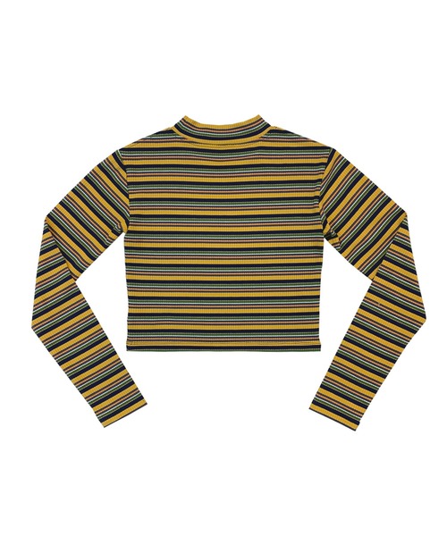 Avvenente（アベネンテ）の「【Avvenente】マルチボーダーロングTシャツ（Tシャツ/カットソー・レディース・ピンク/イエロー/ブルー・FREE）」の18枚目の写真