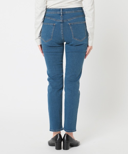 Simplicite（サンプリシテ）の「Natural Friendly Denim スキニーパンツ◆（デニムパンツ・レディース・ライトグレー/ブルー・SMALL/MEDIUM）」の4枚目の写真