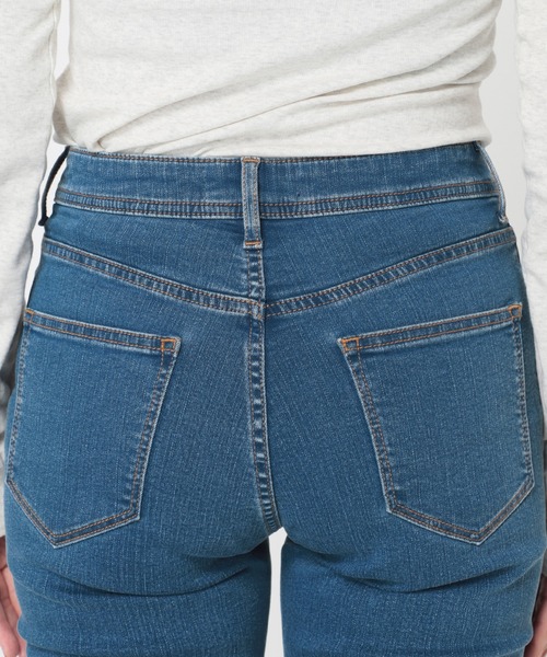 Simplicite（サンプリシテ）の「Natural Friendly Denim スキニーパンツ◆（デニムパンツ・レディース・ライトグレー/ブルー・SMALL/MEDIUM）」の7枚目の写真