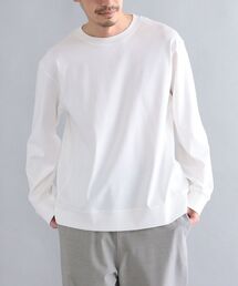 SHIPS | SHIPS: オーバーゲージ フライス ロングスリーブ クルーネックネック Tシャツ (ロンT)(Tシャツ/カットソー)