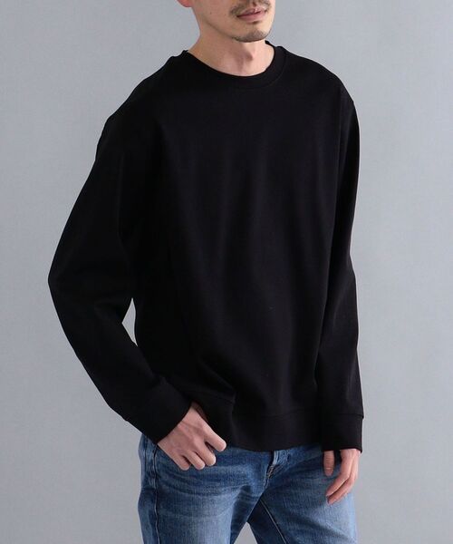 SHIPS（シップス）の「SHIPS: オーバーゲージ フライス ロングスリーブ クルーネックネック Tシャツ (ロンT)（Tシャツ/カットソー・メンズ・ホワイト/ブラック/グレー/ケリー・SMALL/MEDIUM/LARGE/X-LARGE）」の3枚目の写真