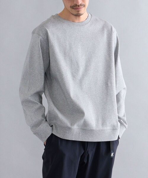 SHIPS（シップス）の「SHIPS: オーバーゲージ フライス ロングスリーブ クルーネックネック Tシャツ (ロンT)（Tシャツ/カットソー・メンズ・ホワイト/ブラック/グレー/ケリー・SMALL/MEDIUM/LARGE/X-LARGE）」の11枚目の写真