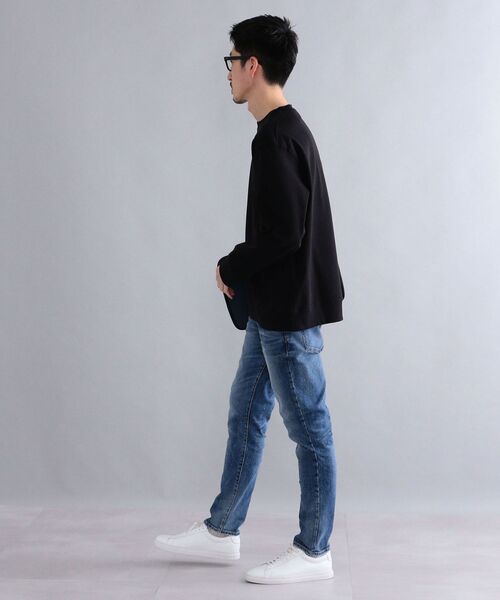 SHIPS（シップス）の「SHIPS: オーバーゲージ フライス ロングスリーブ クルーネックネック Tシャツ (ロンT)（Tシャツ/カットソー・メンズ・ホワイト/ブラック/グレー/ケリー・SMALL/MEDIUM/LARGE/X-LARGE）」の16枚目の写真