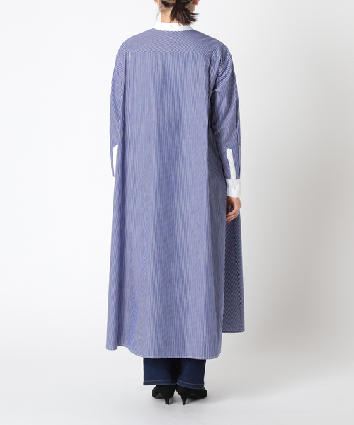 JOURNAL STANDARD relume（ジャーナルスタンダード　レリューム）の「《追加》タイプライタークレリックフレアワンピース◆（シャツワンピース・レディース・レッド/ブルー・FREE）」の17枚目の写真