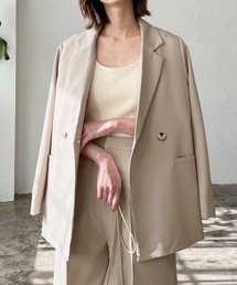 LIAN | エステルツイルテーラードジャケット(テーラードジャケット)